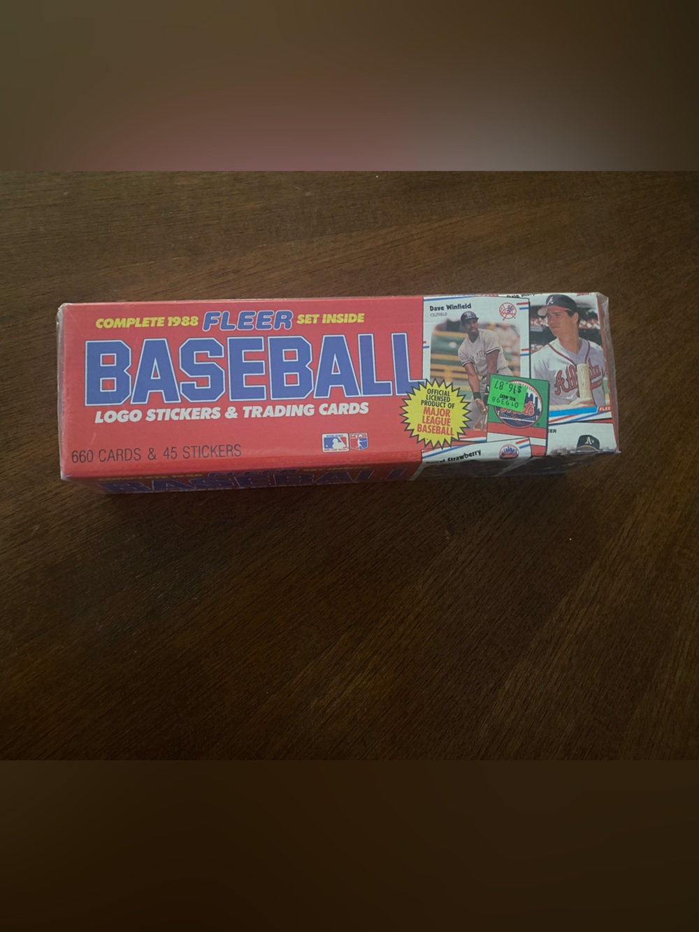 1988 Fleer Baseball Trading Cards-660 Cards + 45 Logo Stickers New in sealed box